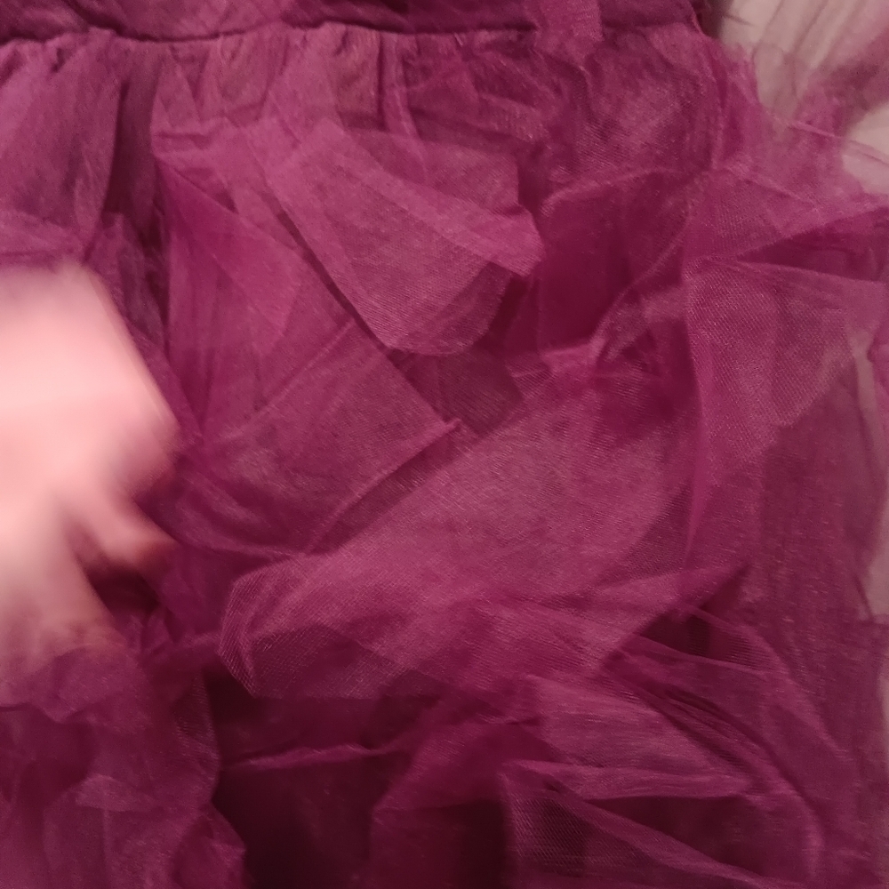 Windsor Hadley V-Neck Ruffled A-Line Tulle Formal Dress - Picture 5 of 11